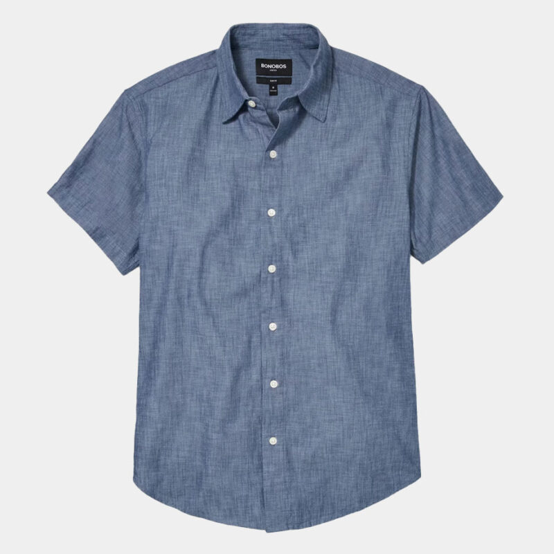 Bonobos Riviera short sleeve chambray shirt