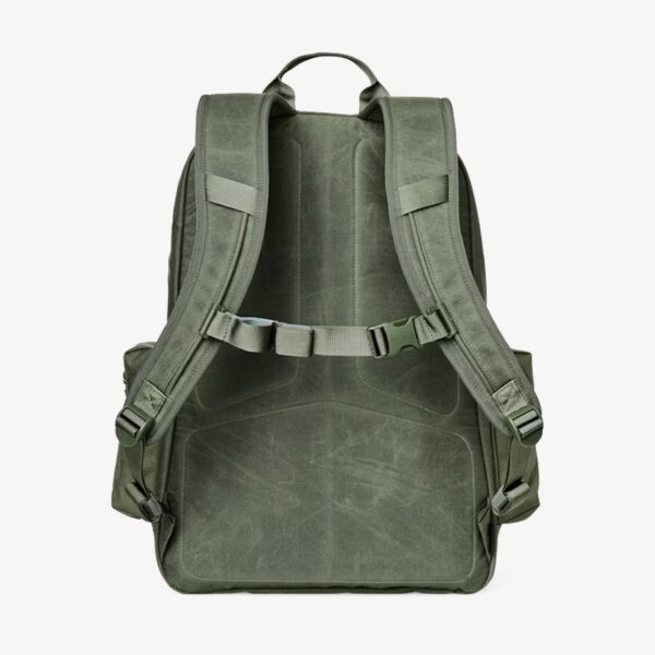 Rear view of the Filson Surveyor 36L Backpack