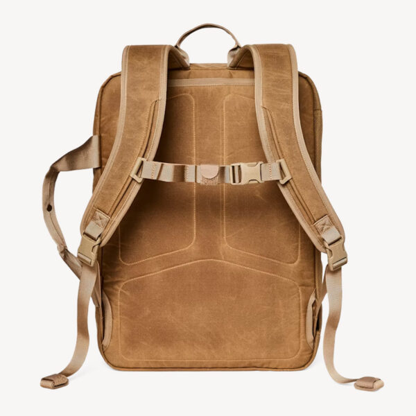 Rear view of the Filson Surveyor Pullman Pack