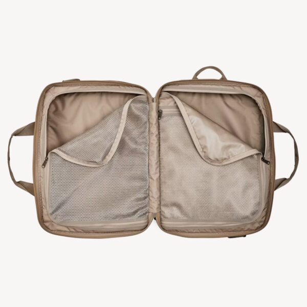 Inside view of the Filson Surveyor Pullman Pack