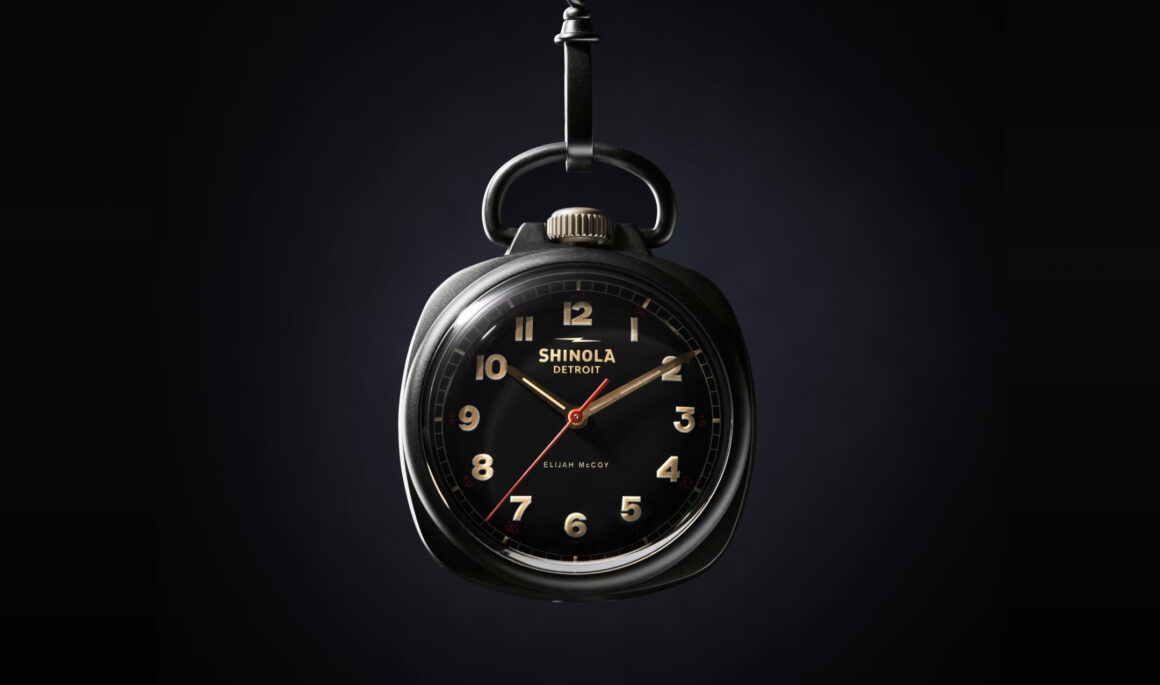 Shinola's Limited-Edition Elijah McCoy Pocket Watch