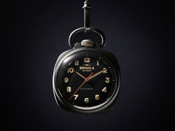 Shinola's Limited-Edition Elijah McCoy Pocket Watch