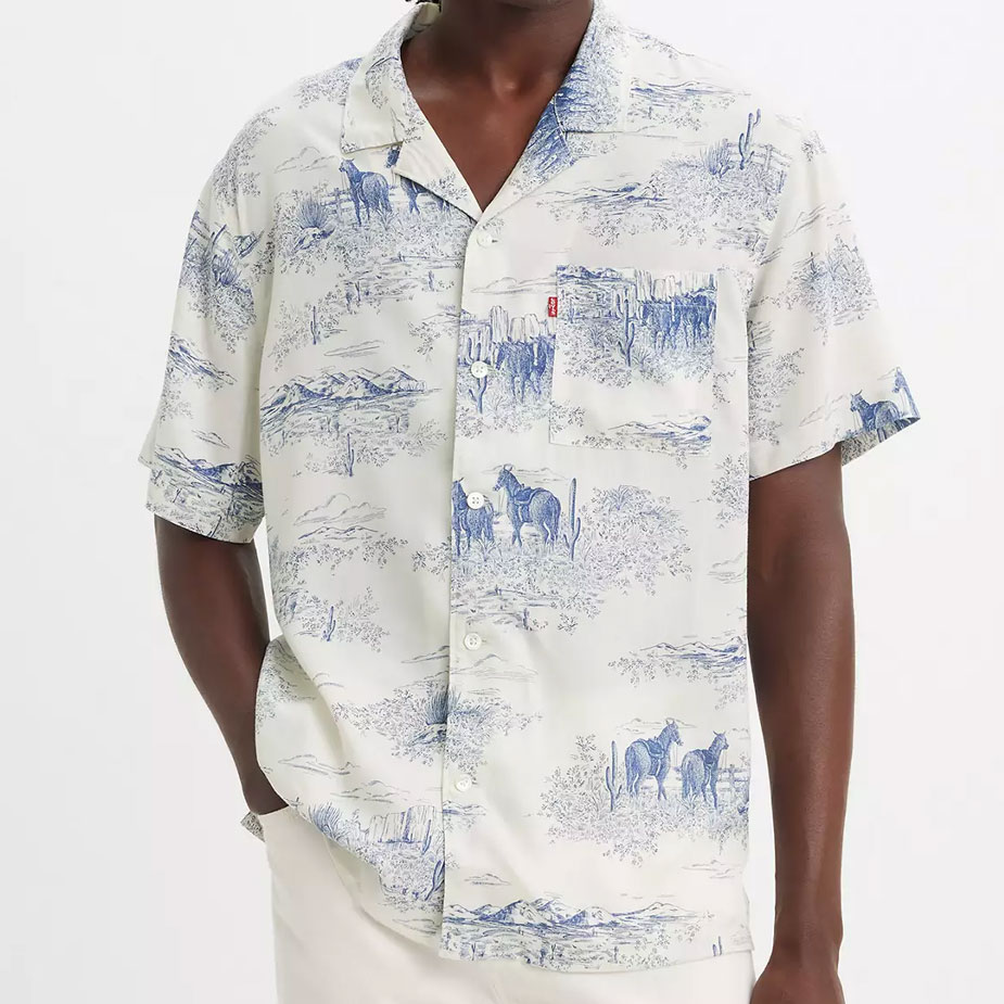 Levi's sunset camp shirt